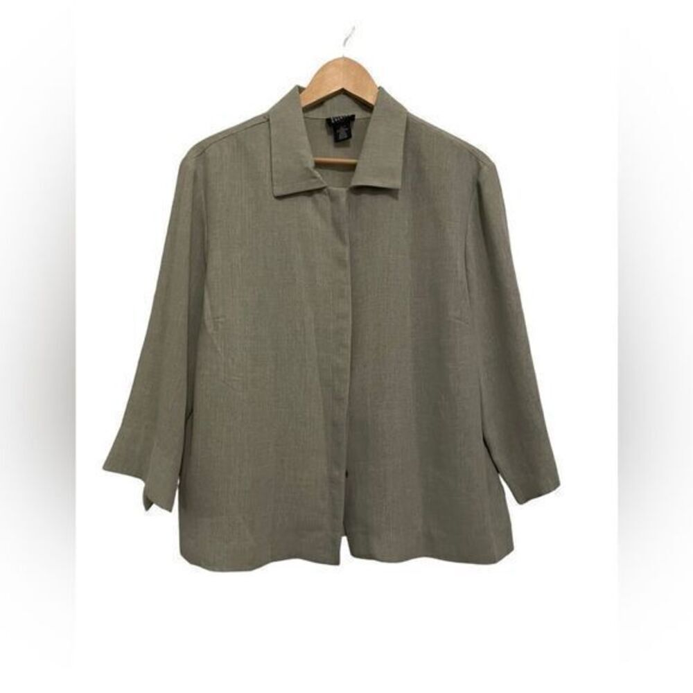 HILLARD & HANSON | button up blouse large